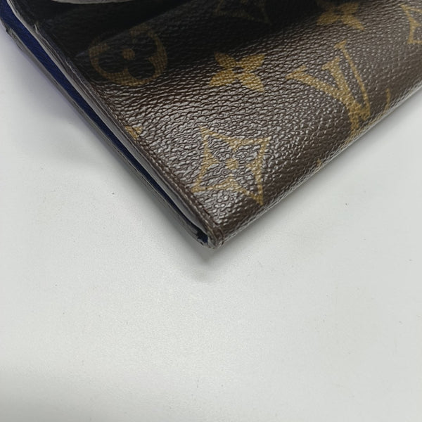 EMILIE Monogram Coated Canvas Brown Wallet