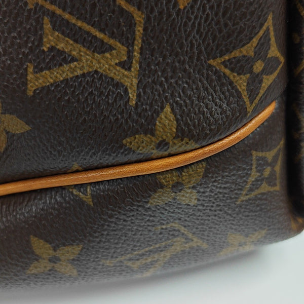 TURENNE Monogram Coated Canvas Brown