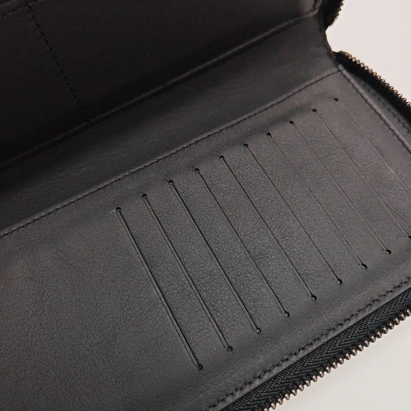 ZIPPY Damier Graphite Calfskin Black Wallet