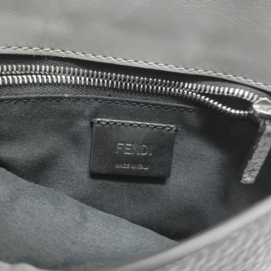 Baguette Mini Calfskin Gray