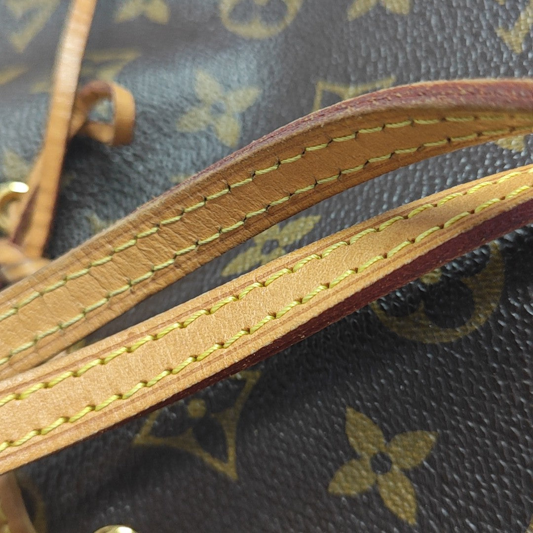 NÉONOÉ Nano Monogram Coated Canvas Brown