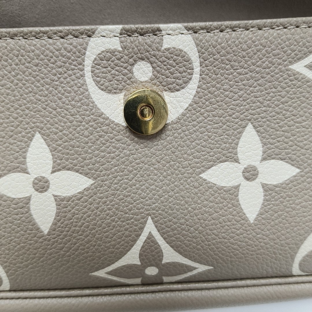 IVY Monogram Calfskin Gray