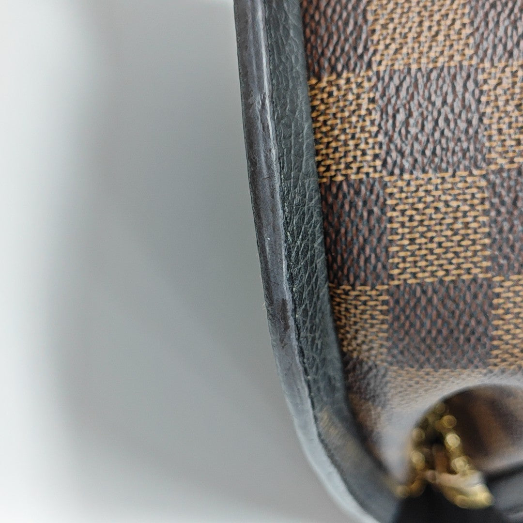 WIGHT Damier Ebene Coated Canvas Brown