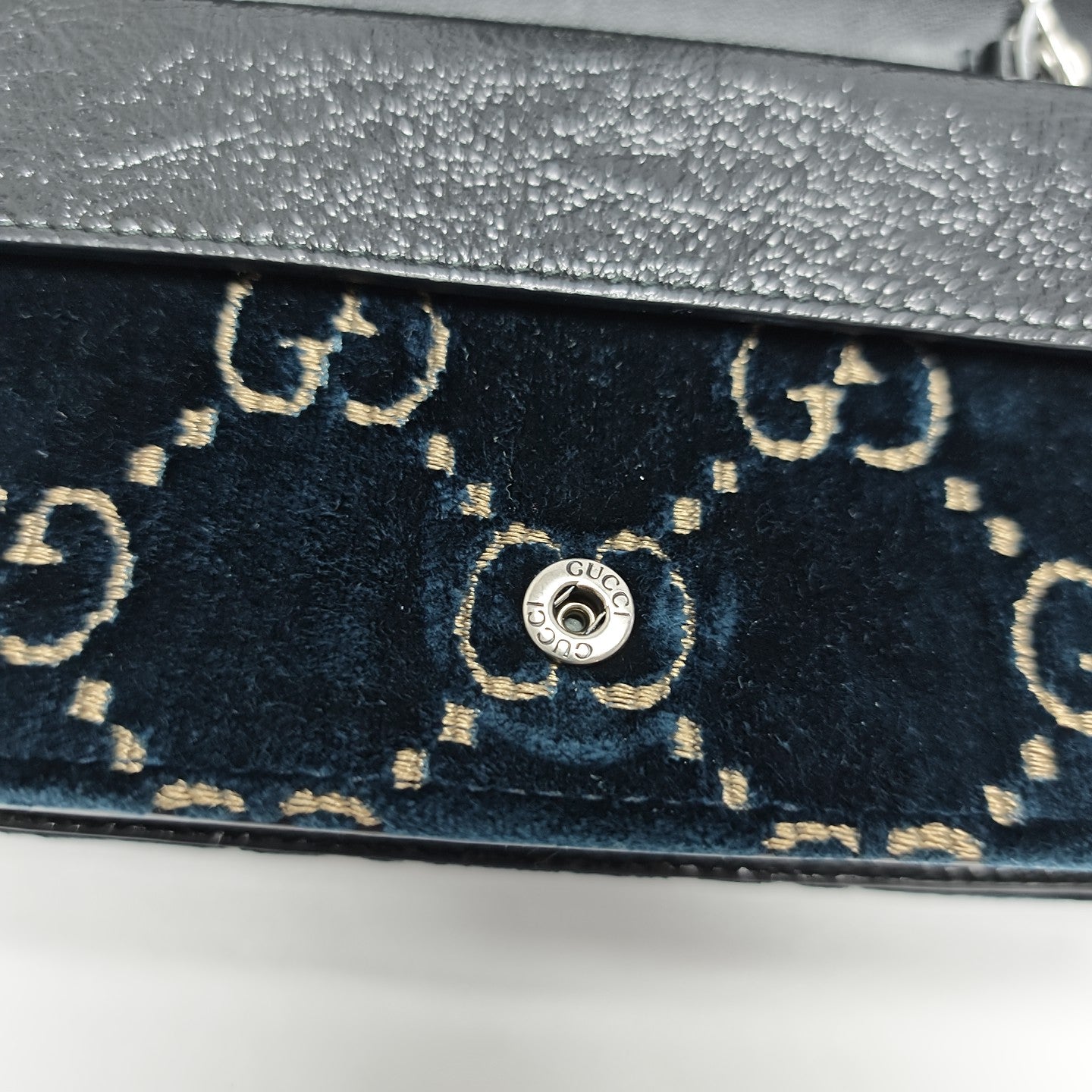 Dionysus Super Mini Monogram Velvet Green