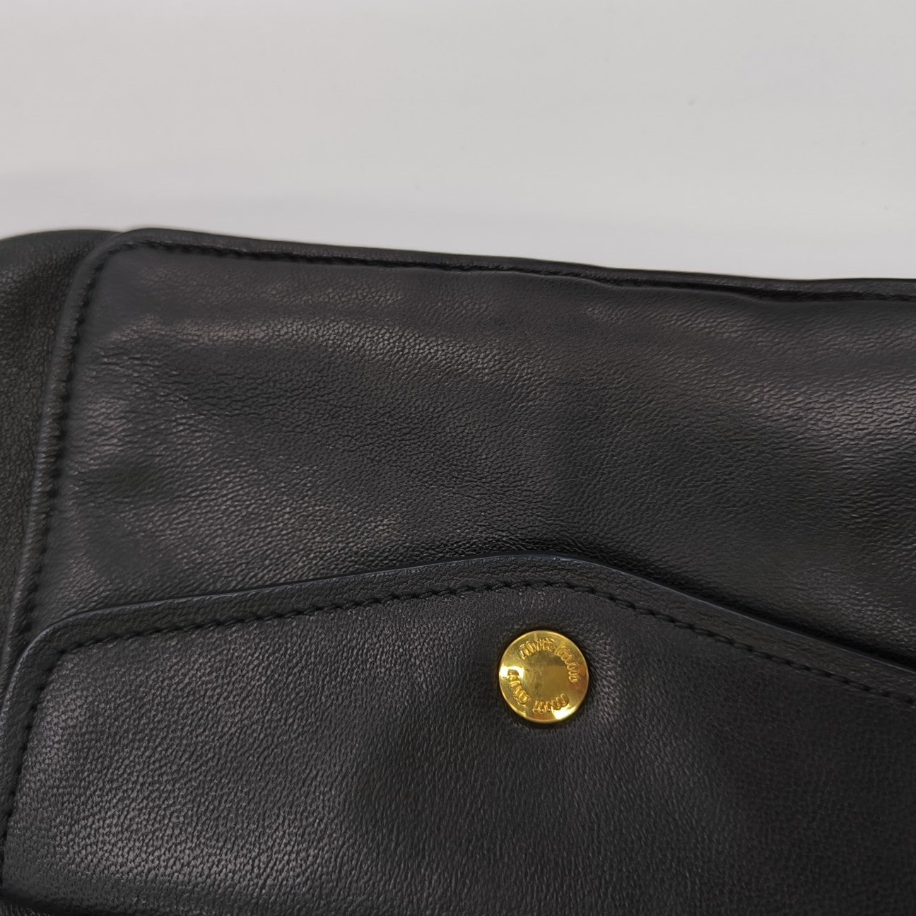 Quilted Lambskin Clutch Black