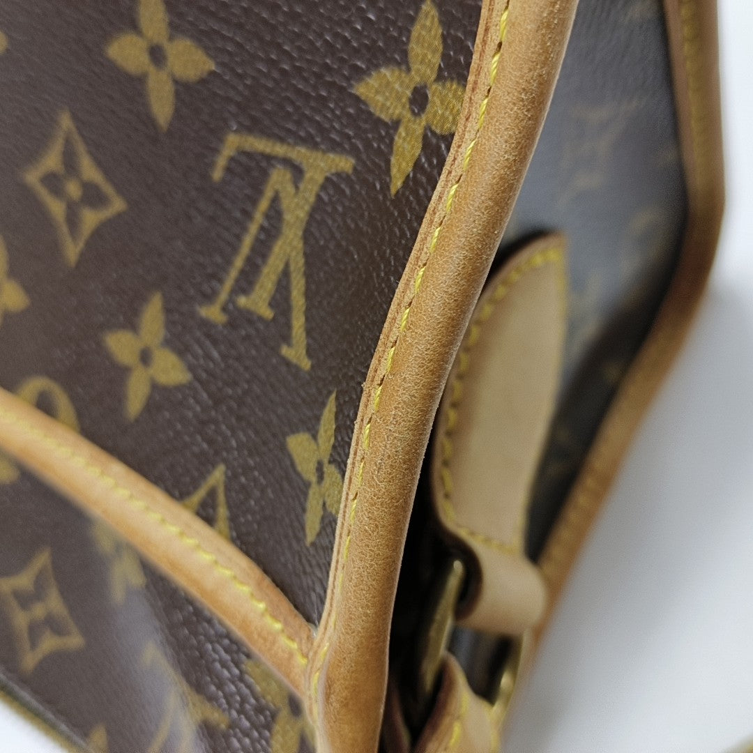 POPINCOURT Monogram Coated Canvas Brown