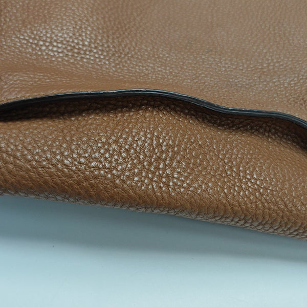 Calfskin Shoulder Bag Brown