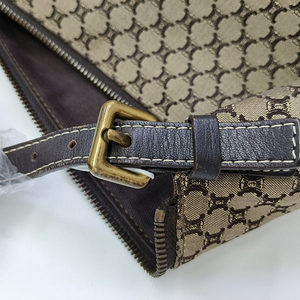 Canvas Top Handle Bag Brown