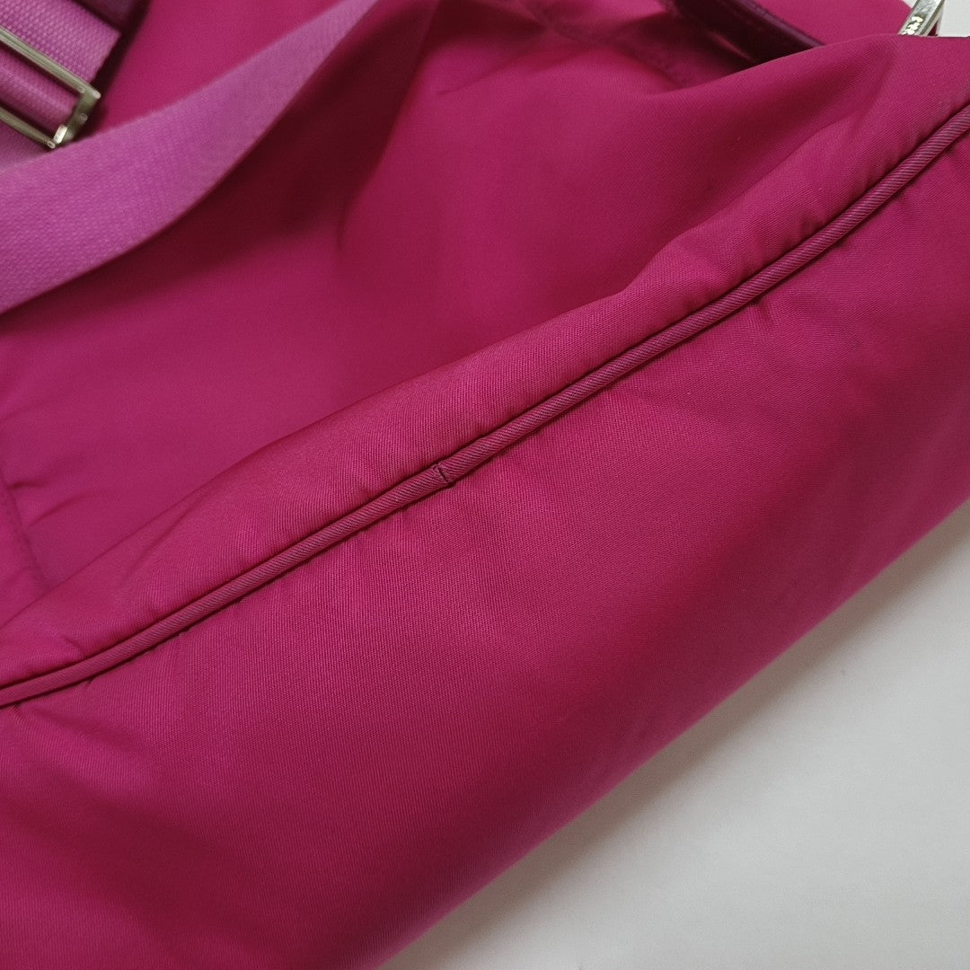 Nylon Backpack Red