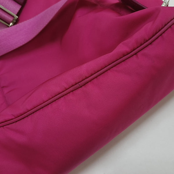 Nylon Backpack Red