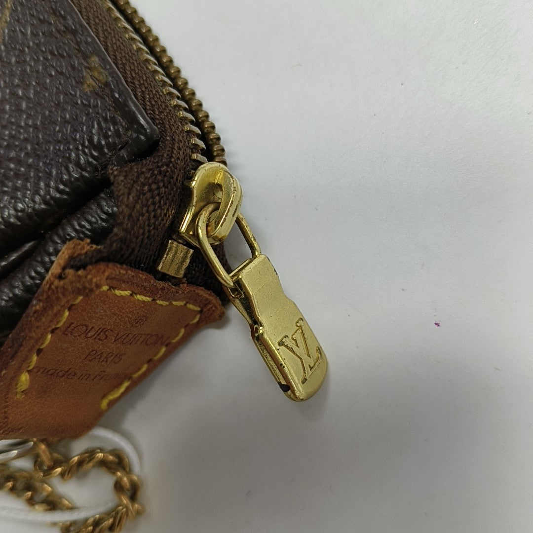 ACCESSOIRES Mini Monogram Coated Canvas Brown