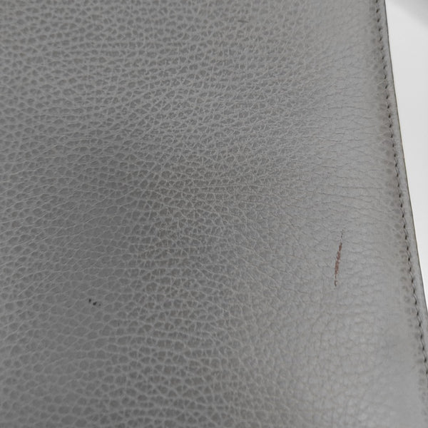 Interlocking G Small Calfskin Gray
