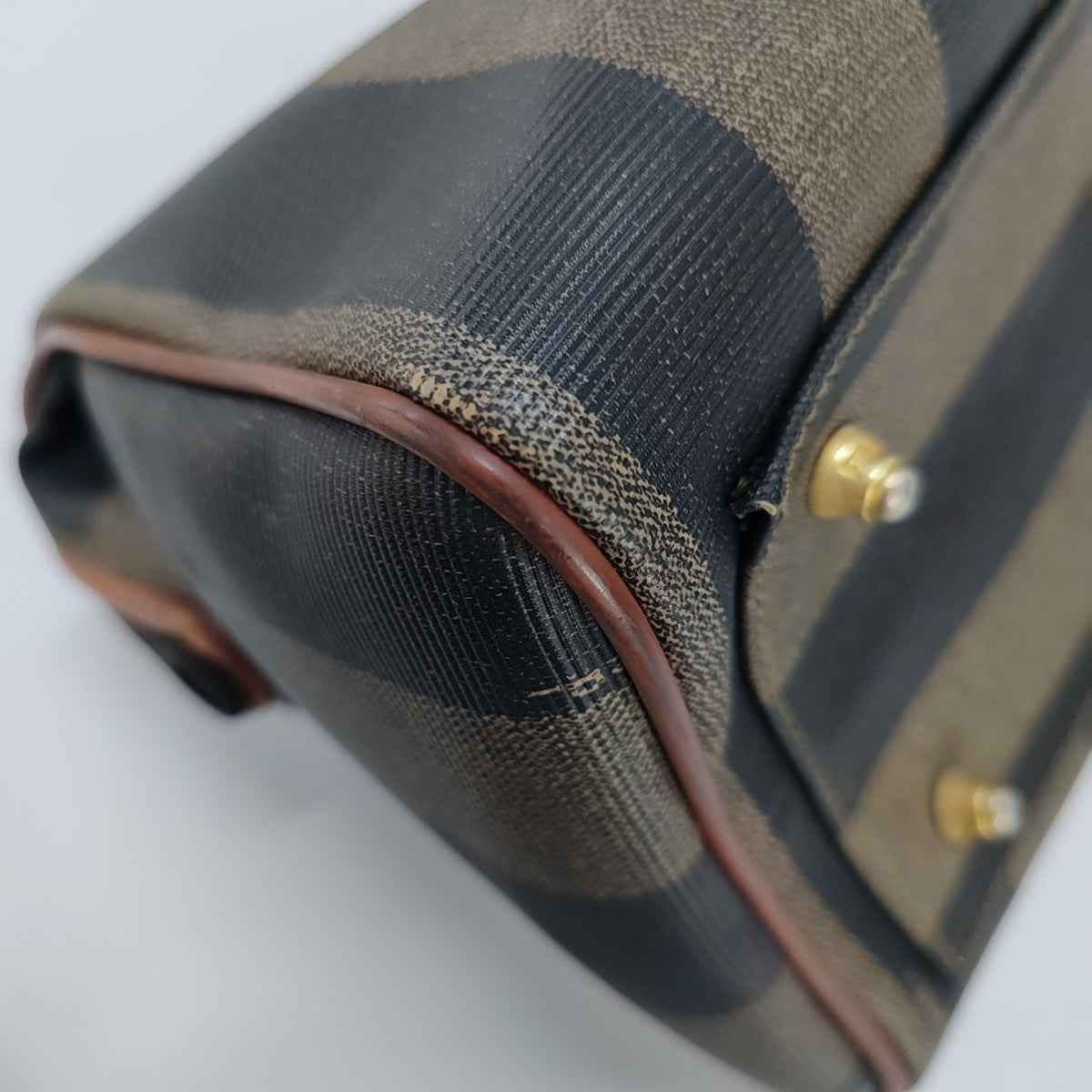 Pequin Coated Canvas Brown