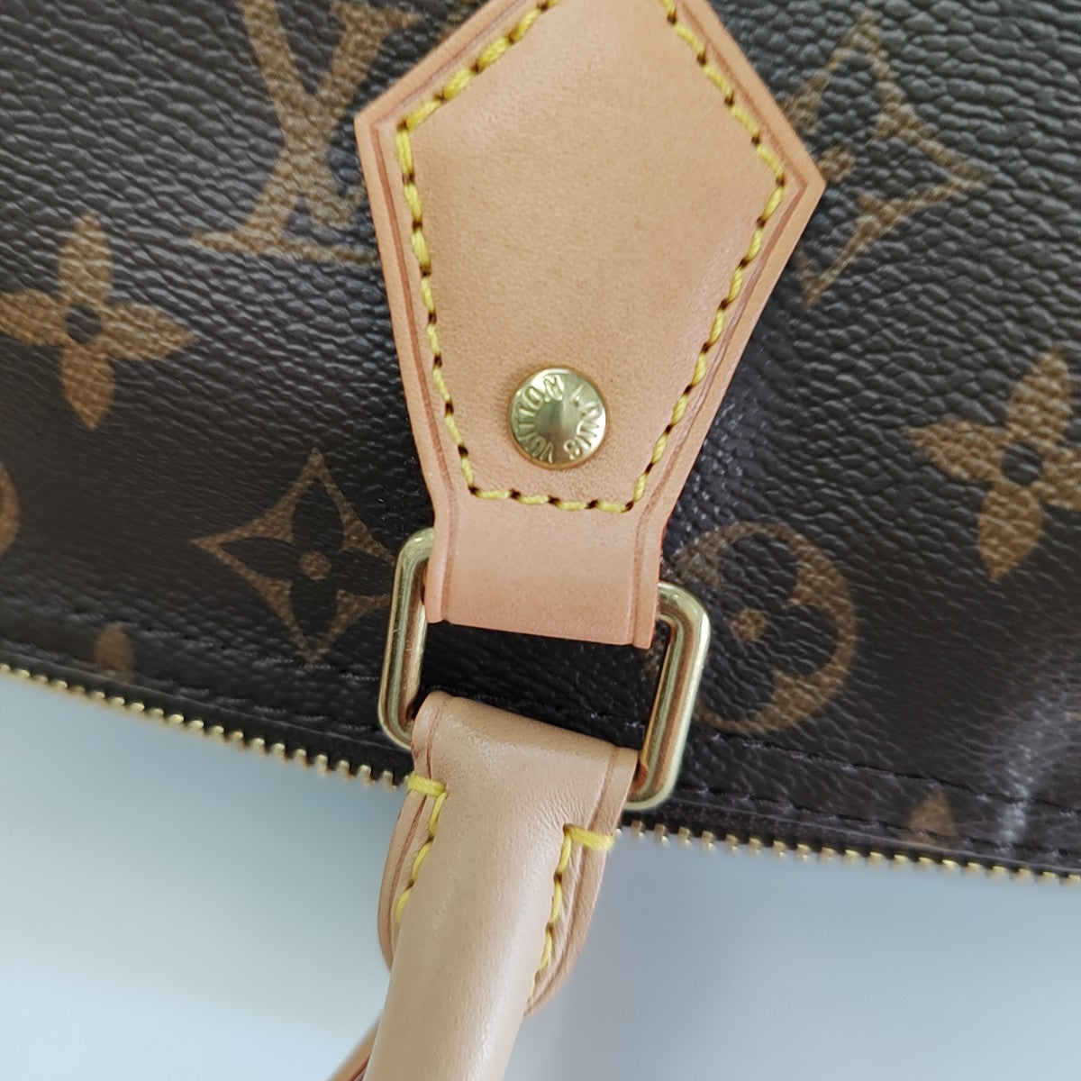 SPEEDY 30 Monogram Coated Canvas Brown
