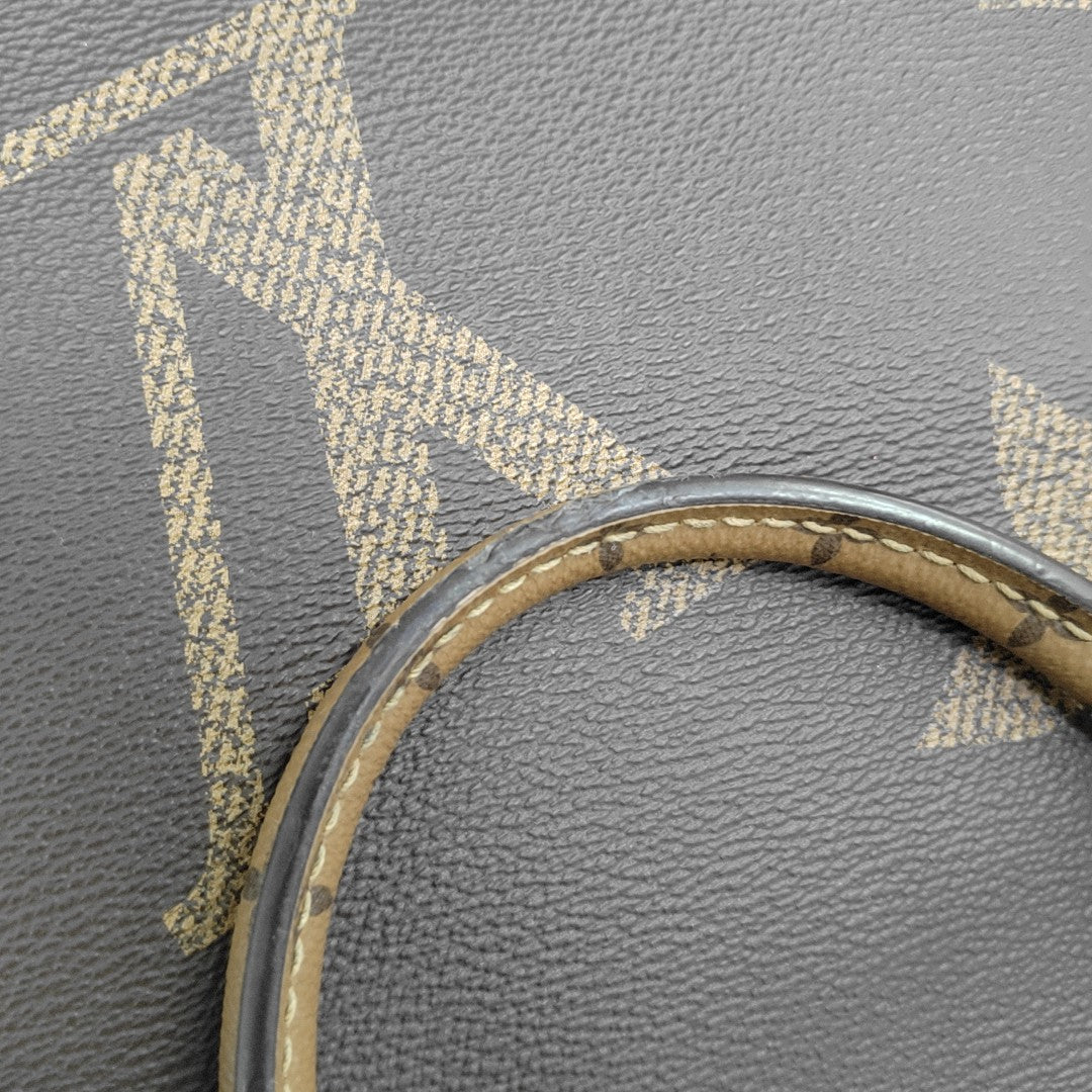ONTHEGO GM Monogram Coated Canvas Brown