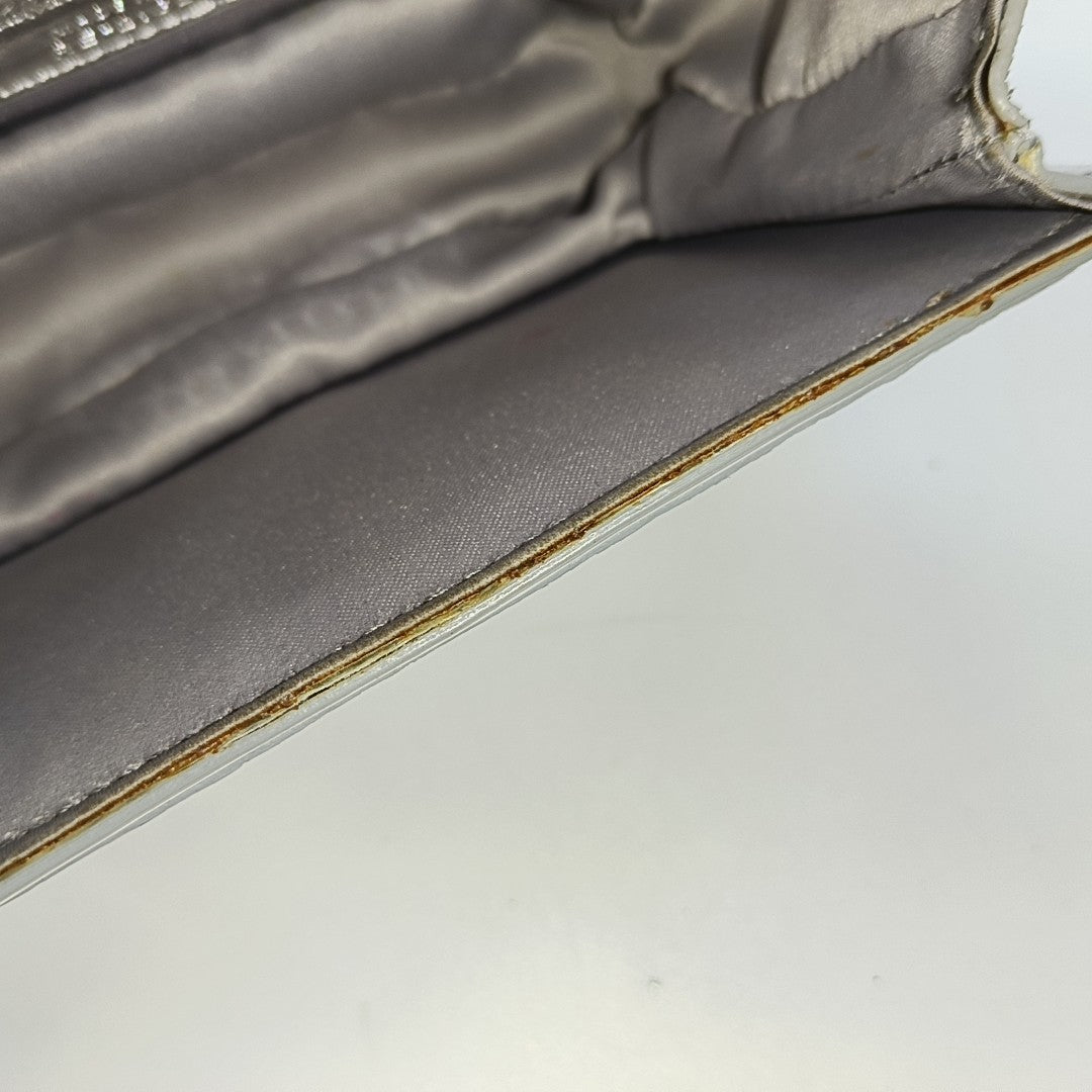 Special Material Shoulder Bag Silver
