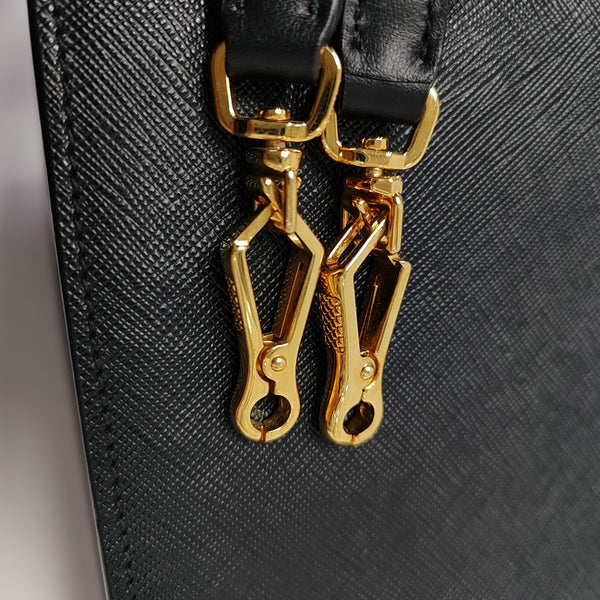 Esplanade Saffiano Calfskin Black