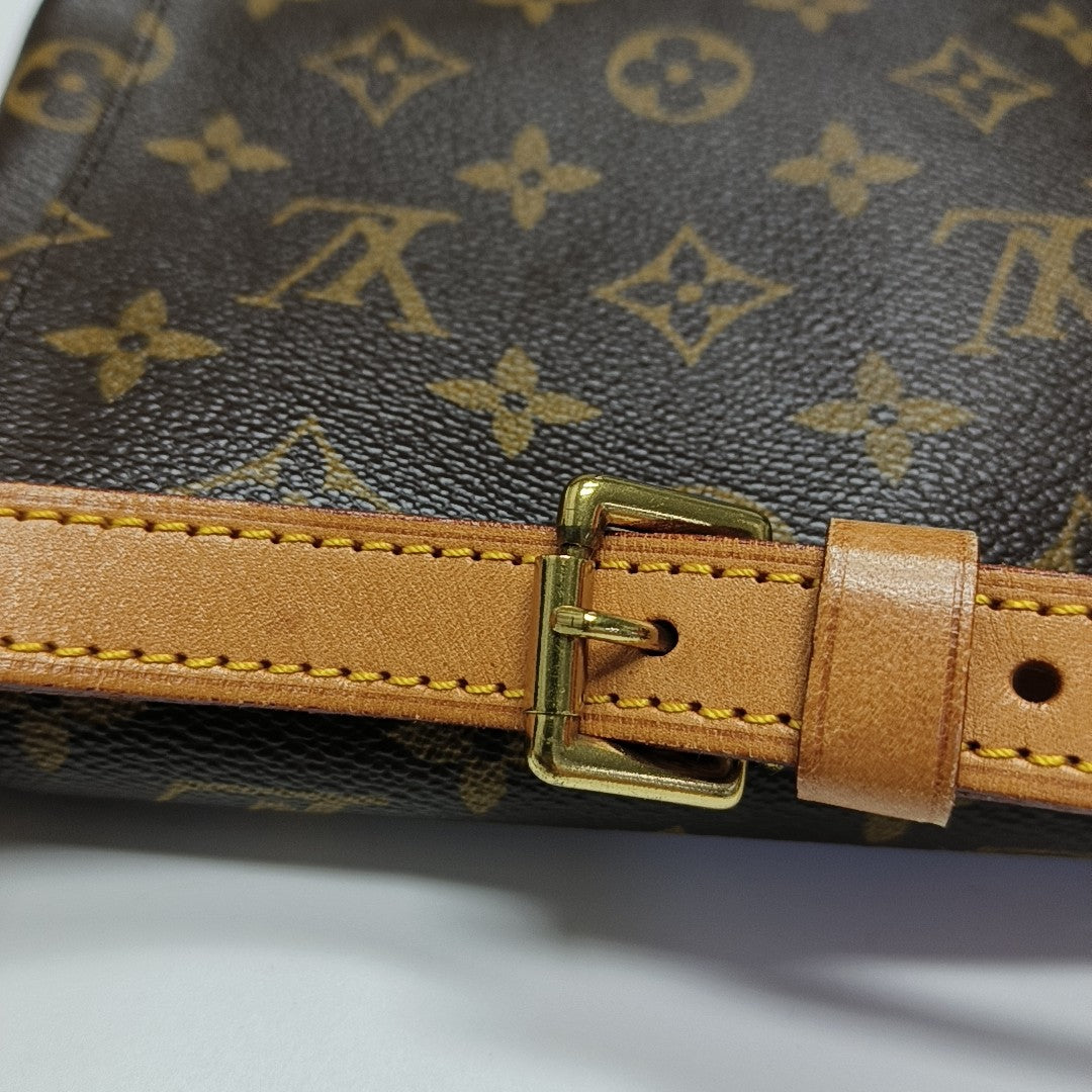 MUSETTE TANGO Monogram Coated Canvas Brown