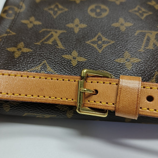 MUSETTE TANGO Monogram Coated Canvas Brown