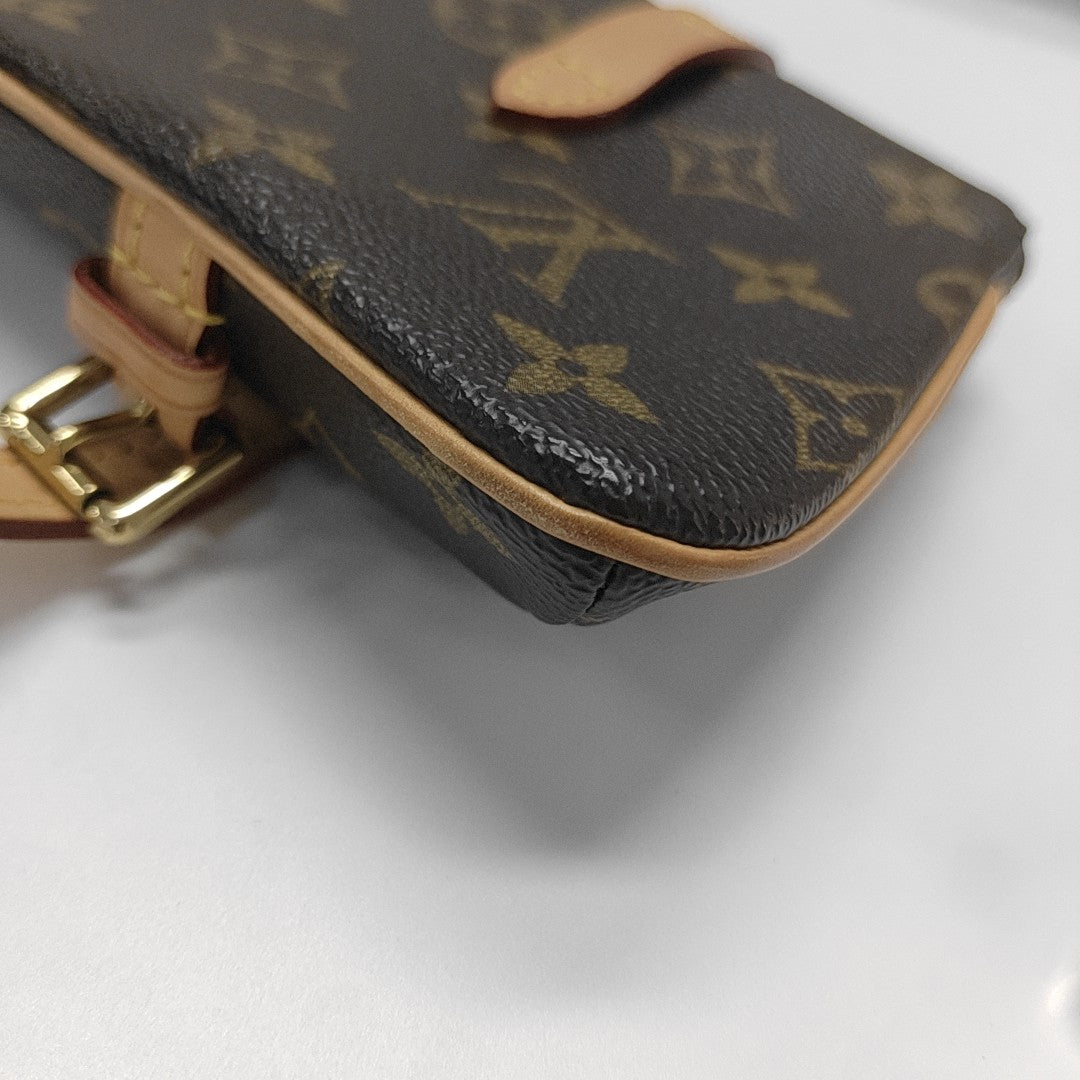 MARELLE Monogram Coated Canvas Brown