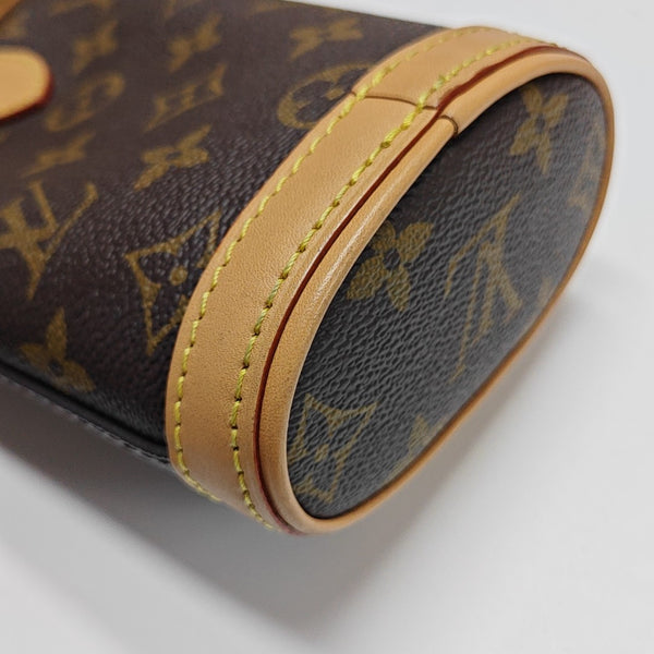 FOLD ME Monogram Coated Canvas Brown