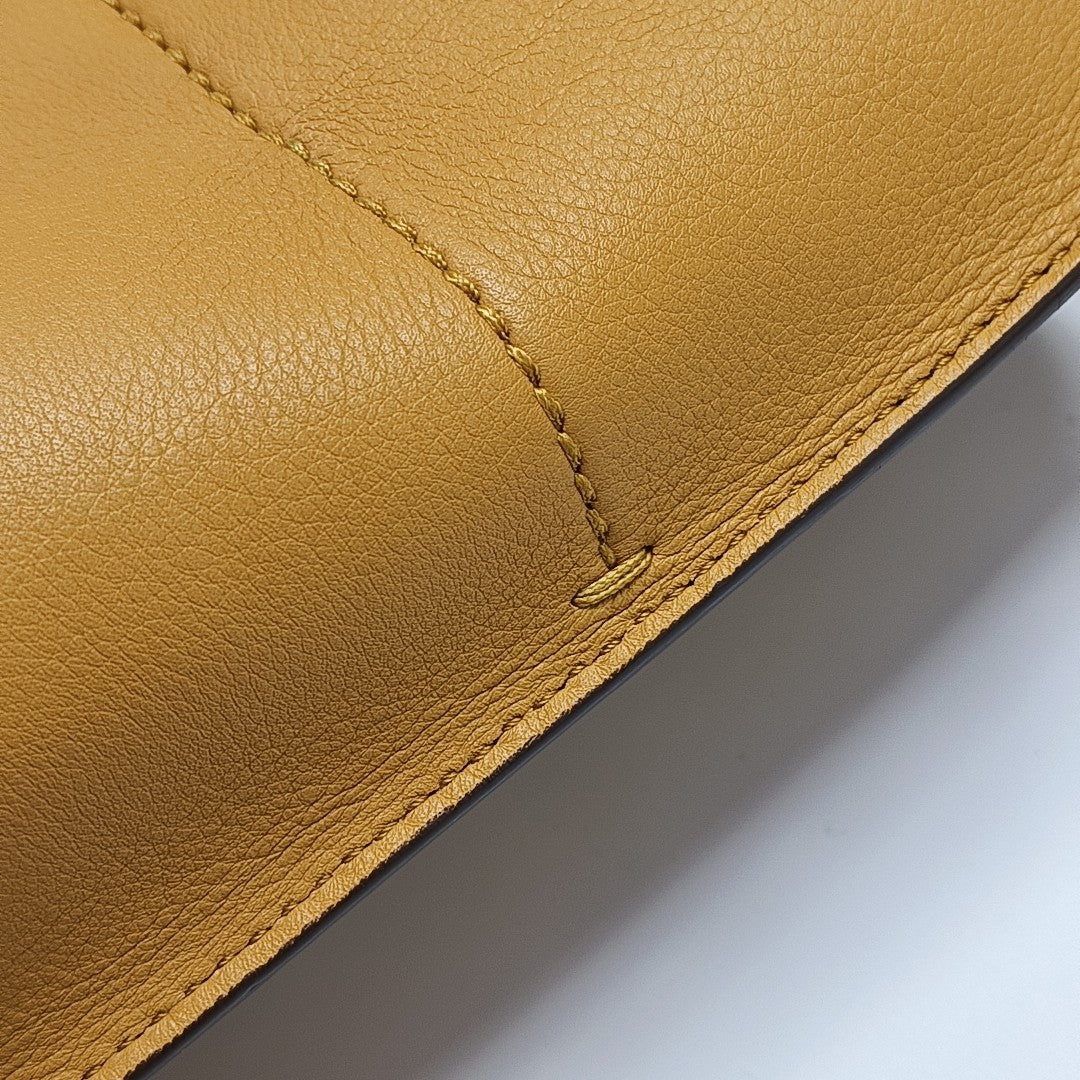 Calfskin Tote Bag Yellow