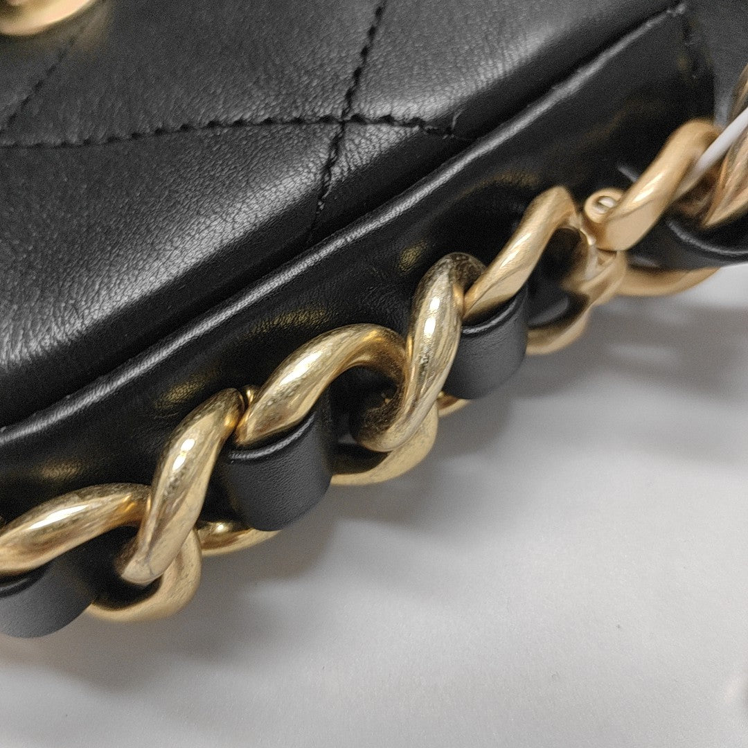 Quilted Calfskin Mini Black