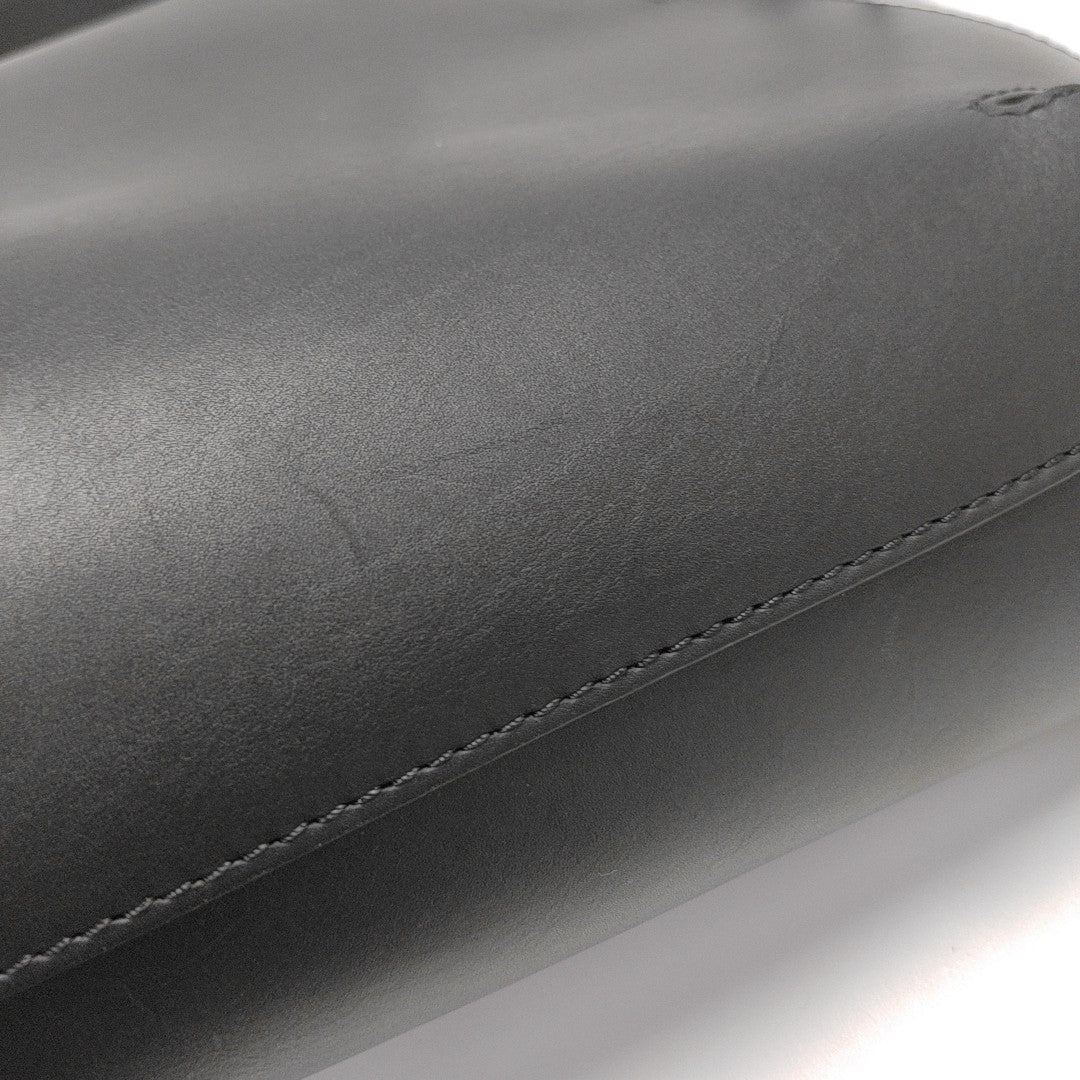 The Bucket Calfskin Black