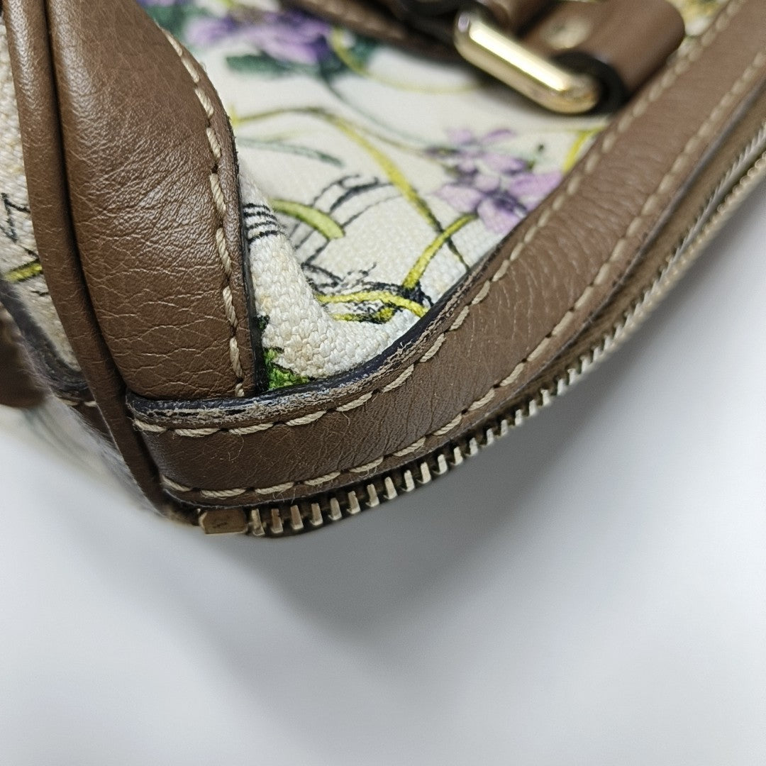 Canvas Shoulder Bag Beige