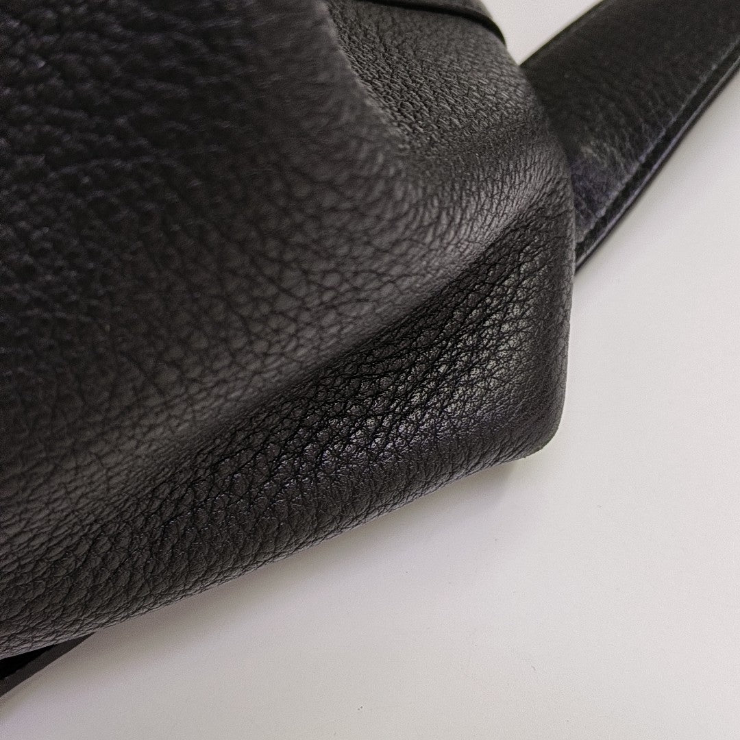 Vitello Phenix Camera Bag Saffiano Calfskin Black