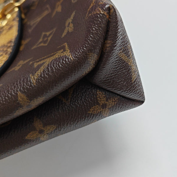 SAINT PLACIDE Monogram Coated Canvas Brown