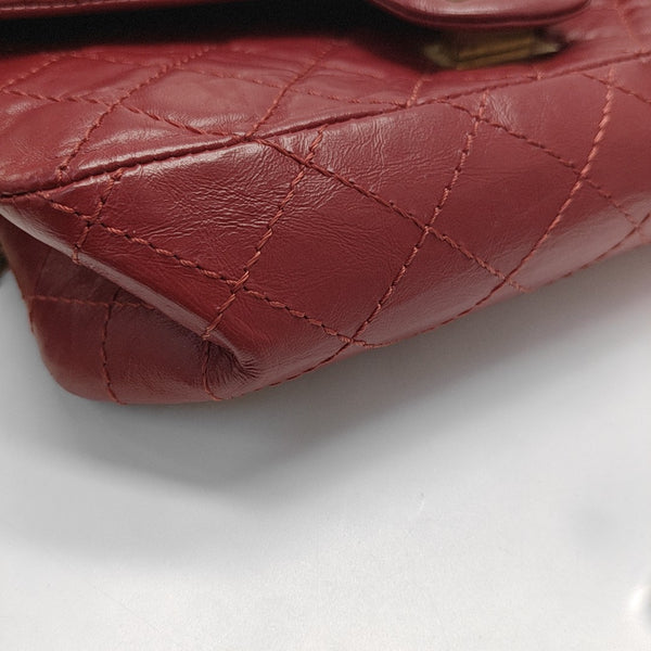 2.55 225 (small) Quilted Calfskin Red