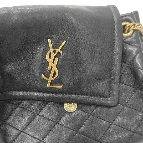 NOLITA Mini Quilted Lambskin Black