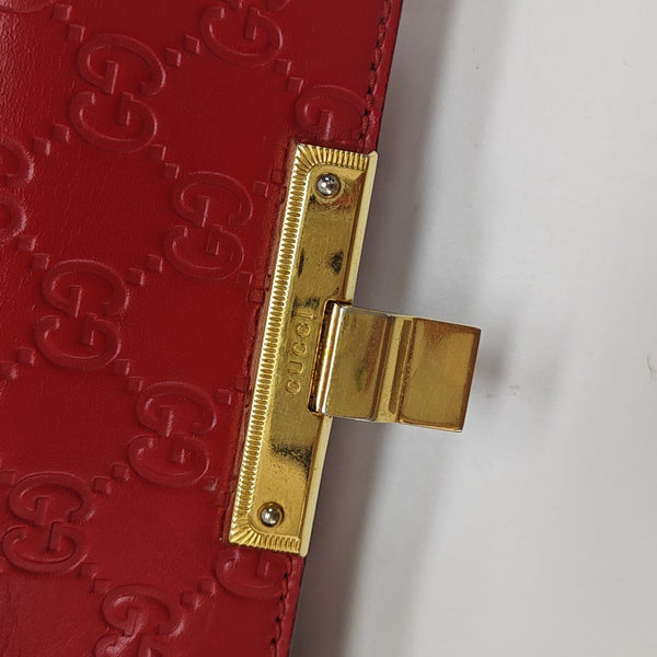 Padlock Small Monogram Calfskin Red