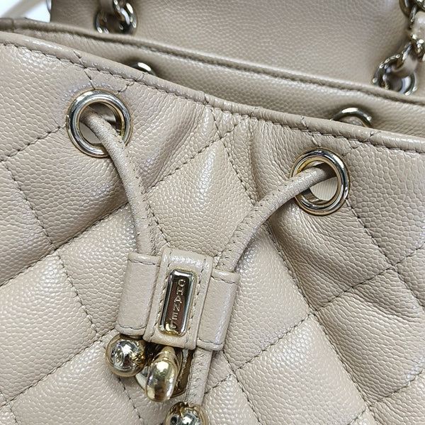 URBAN SPIRIT Quilted Grained Calfskin Beige