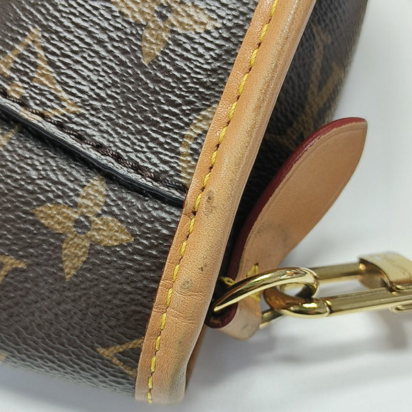 DIANE Monogram Coated Canvas Brown