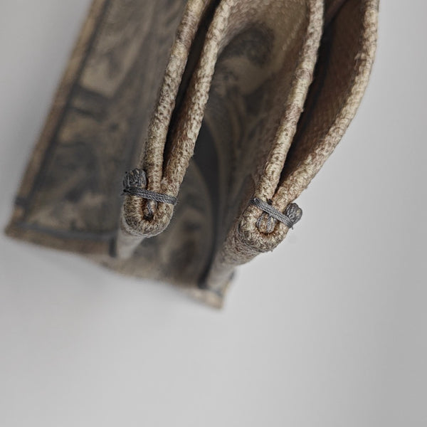 Book Tote Medium Fabric Gray