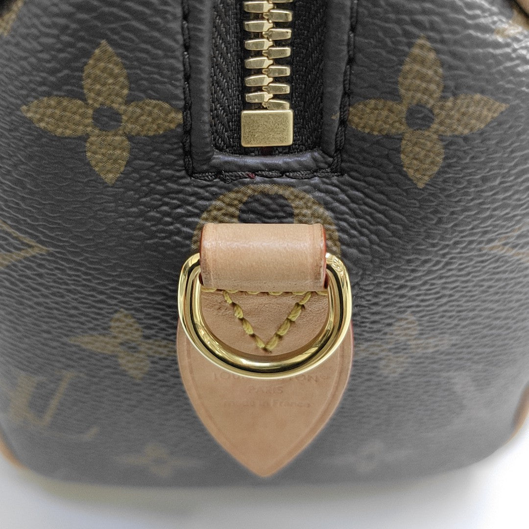 SPEEDY 20 Monogram Coated Canvas Brown