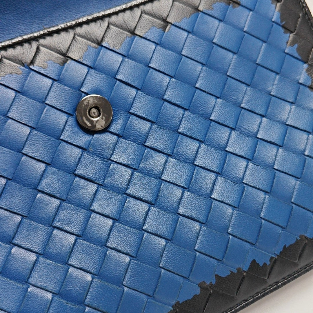 Calfskin Shoulder Bag Blue
