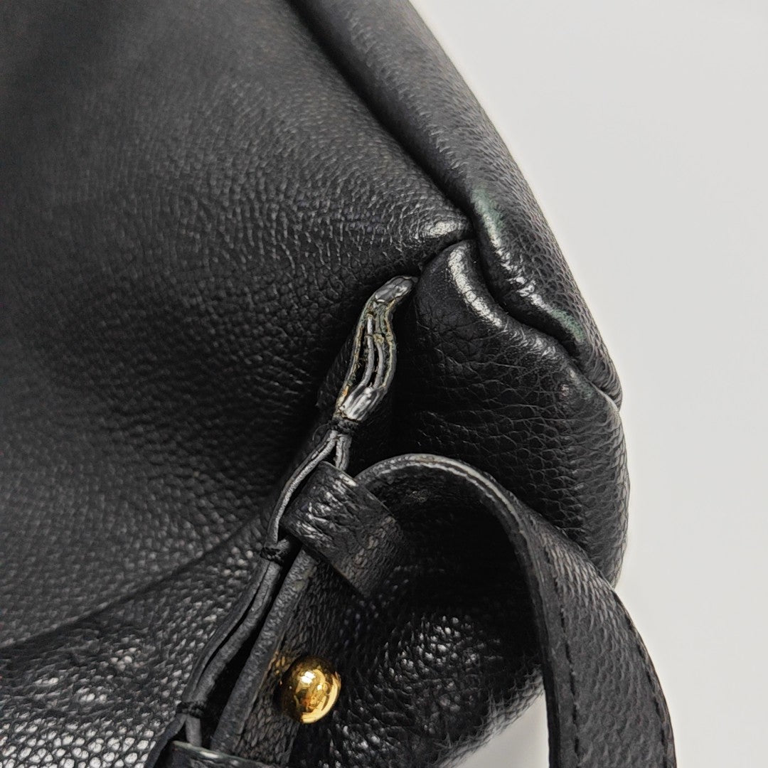 SORBONNE Monogram Calfskin Black