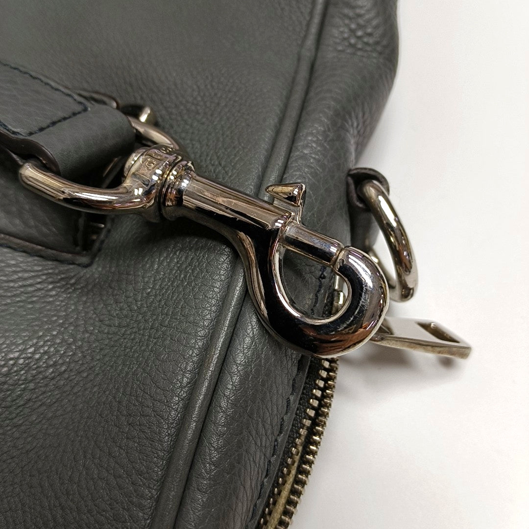 Authenticated pre-owned  Soho Quilted Calfskin Gray - Shoulder Bag at Looply