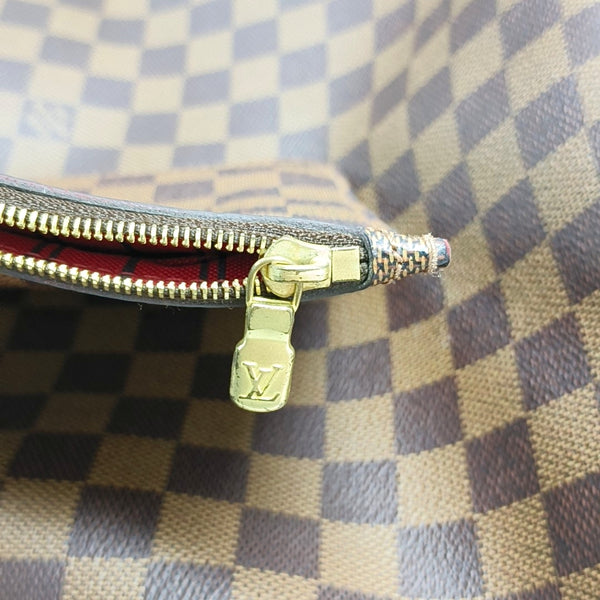 NEVERFULL MM Damier Ebene Coated Canvas Brown