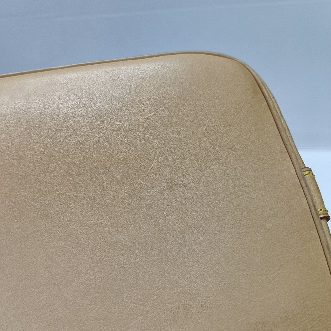 ALMA PM Monogram Coated Canvas Brown