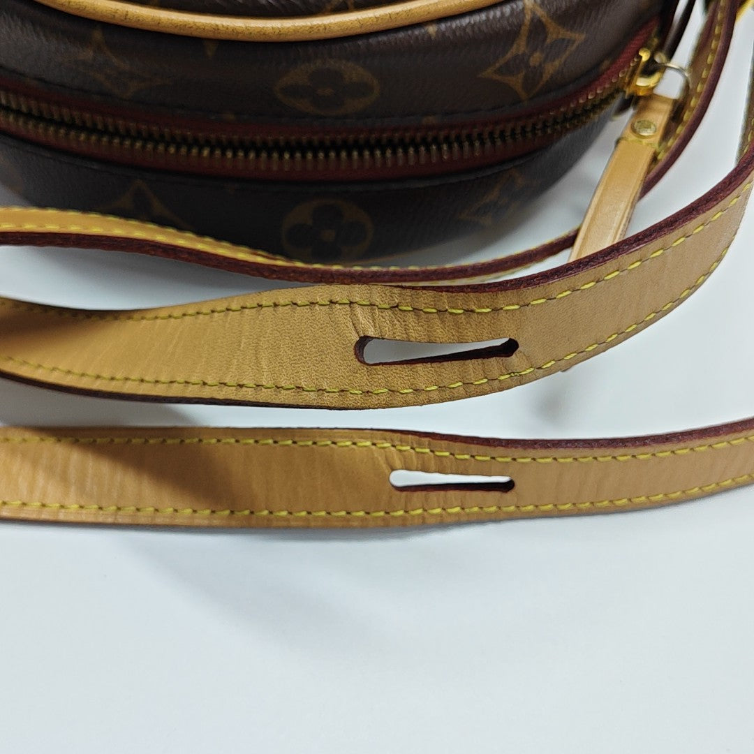 BOITE CHAPEAU PM Monogram Coated Canvas Brown