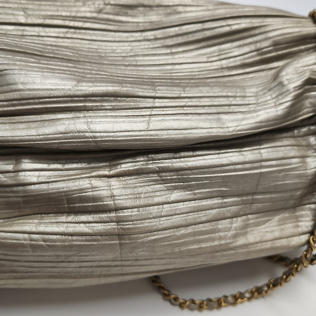 Calfskin Bucket Bag Beige