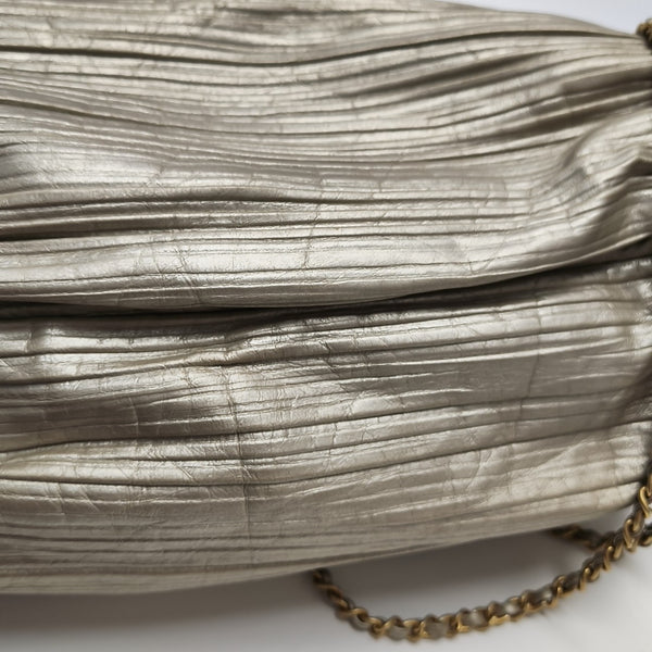 Calfskin Bucket Bag Beige