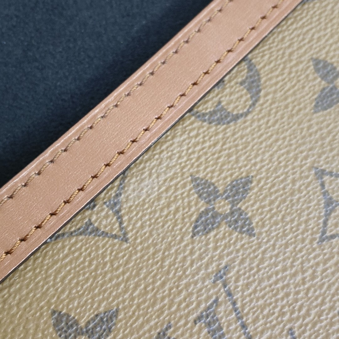 DAUPHINE MM Monogram Coated Canvas Brown