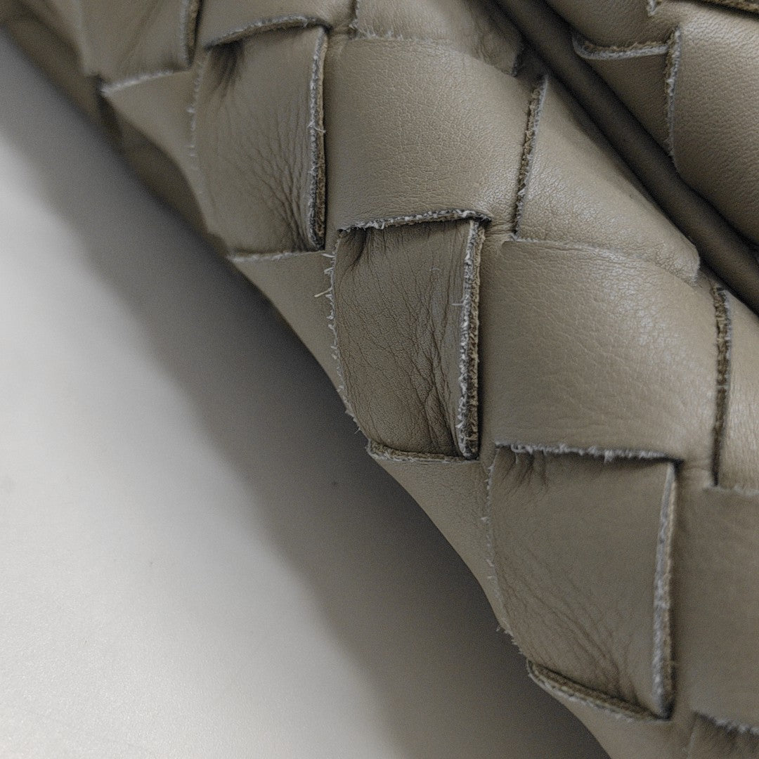 Calfskin Shoulder Bag Gray