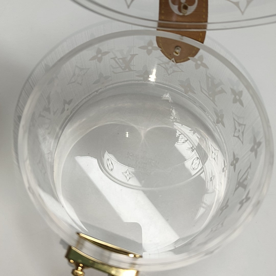 BOX SCOTT Monogram Plastic Clear