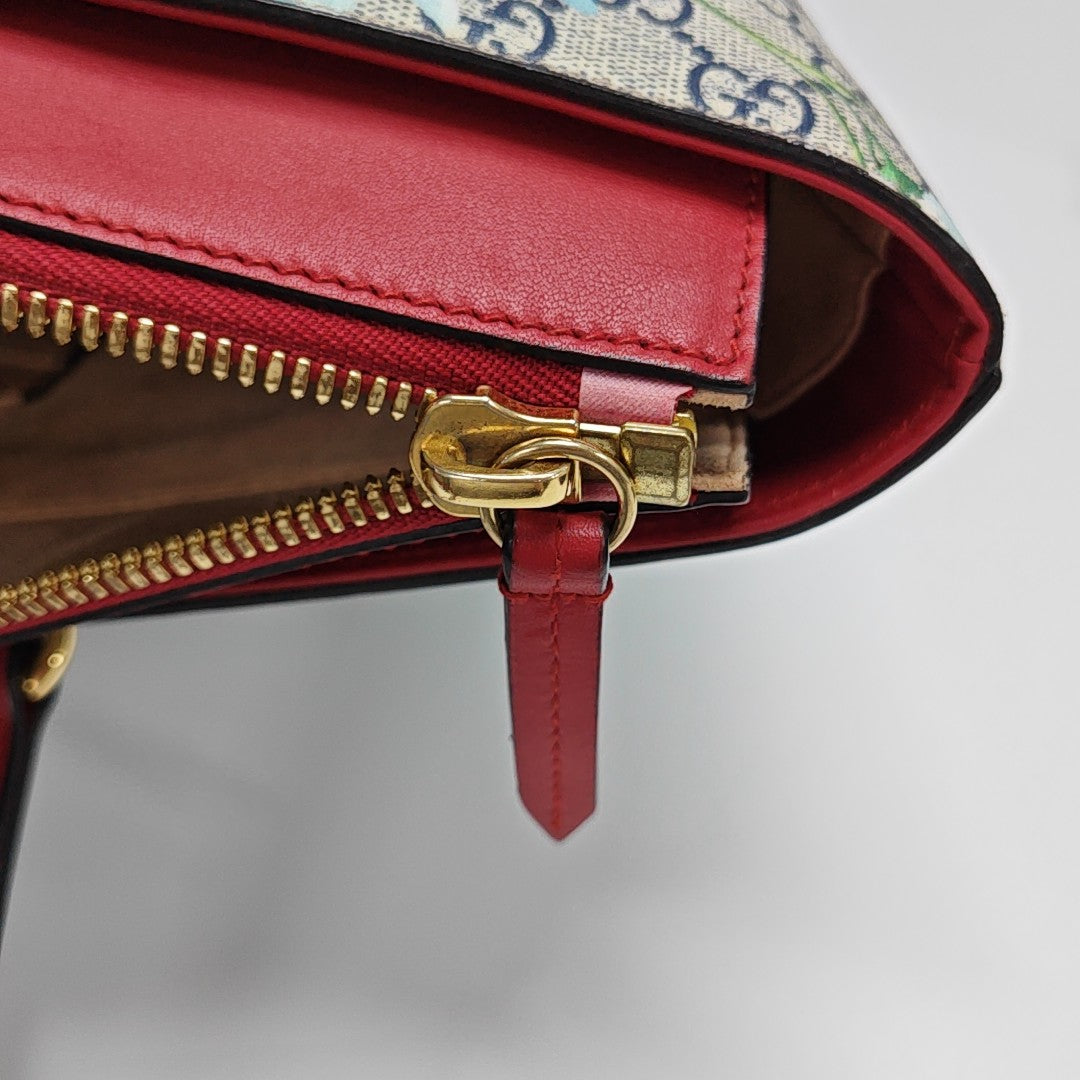 Monogram Coated Canvas Top Handle Bag Black